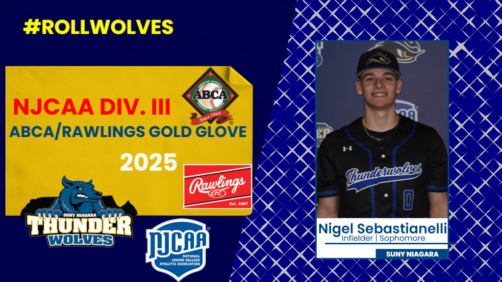 Sebastianelli becomes sixth Gold Glove winner in Thunderwolves history